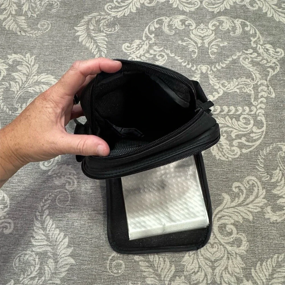 Sony Portable CD Player Carrying Case Black Shoulder Strap CD Organizer